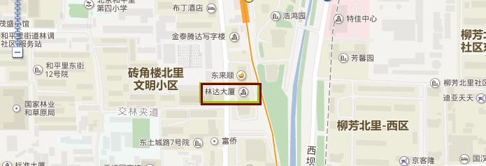 大厦简略地图